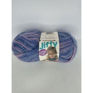 Jiffy Lion Brand 308 Boston Yarn 2.5 oz. 115 Yards Dupont Orlon Mohair‎ Look
